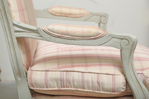 <span class=keywords><strong>Fauteuil</strong></span> d'appoint en velours de luxe pour salon coussin en tissu de couleur blanche avec cadre en bois design de chaise <span class=keywords><strong>inclinable</strong></span> - Product Image 5
