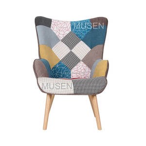 Fauteuils traditionnels style européen patchwork, très demandés, pour salon - Product Image 4