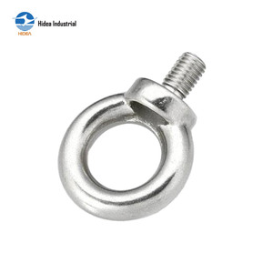 Perno de Ojo Roscado de Acero Inoxidable DIN580 Forjado y Pulido Electrolíticamente, Estándar Alemán, Anillado, Pasivado, Métrico - Product Image 1
