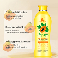 Papaya Douchegel Extra Whitening Reinigend Bacteriënremmend Mijtenverwijderend Zorgt voor een gebalanceerde huid Zuur-base olie Natuurlijke fruit bodywash