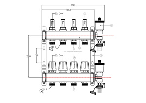<span class=keywords><strong>Collecteur</strong></span> de <span class=keywords><strong>chauffage</strong></span> par le <span class=keywords><strong>sol</strong></span> pour les tuyaux de <span class=keywords><strong>chauffage</strong></span> par le <span class=keywords><strong>sol</strong></span> de bureau à domicile pour les tuyaux de <span class=keywords><strong>chauffage</strong></span> par le <span class=keywords><strong>sol</strong></span> - Product Image 6