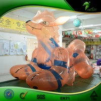 Hongyi-juguete inflable de PVC transparente, arcanina hinchable, Animal de juguete, personaje de Pokemon Air