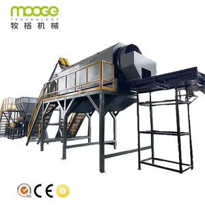 Fully Automatic Waste PET Bottle Flakes Plastic Washing Recycling Machine Production Line