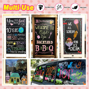 Bộ bút dạ quang hai đầu, dùng được khi ướt/khô, loại sỉ, dành cho đồ dùng học tập mỹ thuật - Product Image 5