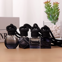 8ml 10ml voiture désodorisant bouteille en verre rechargeable diffuseur de parfum vide huile essentielle conteneur aromathérapie décoration
