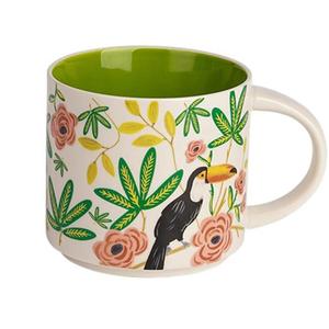 <span class=keywords><strong>Tasse</strong></span> à thé de 15 oz à motif floral luxueux, empilable, avec intérieur coloré créatif, mug à café, <span class=keywords><strong>tasse</strong></span> à lait pour le petit-déjeuner en couple, cadeau pour <span class=keywords><strong>maman</strong></span> et femme - Product Image 1