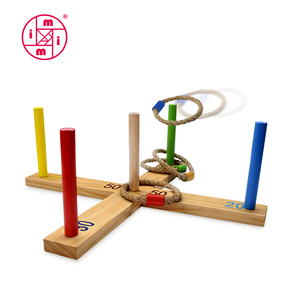 <span class=keywords><strong>Jeu</strong></span> de plein air <span class=keywords><strong>en</strong></span> <span class=keywords><strong>bois</strong></span> pour enfants, lancer d'anneaux, jeux de jardin pour adultes et familles - Product Image 1
