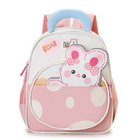 Nueva Mochila Escolar Infantil de Poliéster Oxford con Dibujos Animados, Linda Mochila Escolar de Gran Capacidad para Niños y Niñas