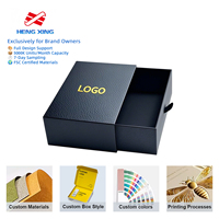 Cajas de Regalo de Cartón Rígido Ecológicas con Logotipo Personalizado HENGXING, Cajón Deslizante, Impresión Texturizada de Lujo, Reciclables