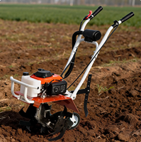 Motoculteur à essence manuel 63cc pour ferme, verger et jardin, mini-motoculteur, petit équipement agricole