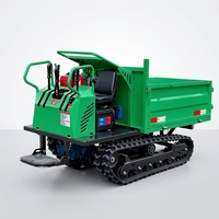 JIN YANG HU 2T3T Transporteur sur chenilles tout-terrain, camion-benne à déchargement et basculement automatiques, dumper sur chenilles