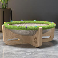 Lit trampoline d'été pour animaux de compagnie, tapis à gratter en sisal, chaise longue pour petit chien