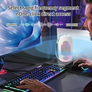 مكبرات صوت لاسلكية محمولة صغيرة للرياضات الخارجية مقاومة للماء مع مضخم صوت محمول وصوت جهير فائق - Product Image 3