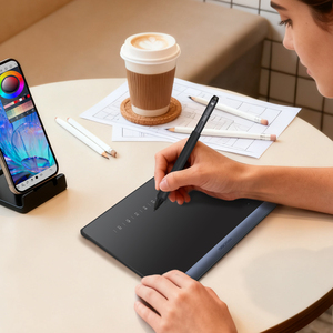 Tavoletta Grafica DigiDraw Turing Smart S TW410, Tablet Digitale Portatile per Arte, 250g Ultra Sottile 7.5mm, BT 5.0 per Design Grafico - Product Image 1