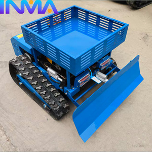 เครื่องตัดหญ้าแบบรีโมทคอนโทรล 2 in 1 พร้อมที่ไถหิมะและชั้นวางขนาดใหญ่ สำหรับทุกสภาพพื้นผิว รองรับ OEM IN-HL550mm IN - Product Image 4