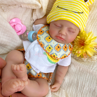 Entzückende Silikon-Reborn-Puppe 12 Zoll Lebensechte Babypuppe mit Gewichteter Körperanatomie