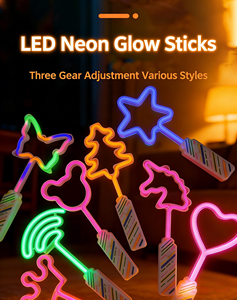 Baguette Magique Lumineuse pour Fête, Jouets de Fée Princesse, Fournitures pour Événements, Clubs, Mariages, Anniversaires, Festivals, Bâton Lumineux LED en Plastique PVC - Product Image 6