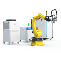 Nueva Máquina de Soldadura Láser de Fibra de 20kW, Operación Automatizada de Alta Precisión, Estación de Trabajo Robótica de 6 Ejes, Aluminio, Acero Inoxidable, Agua