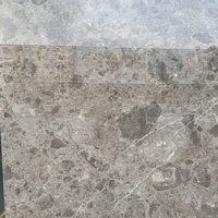 Escaliers en marbre gris Cicili turc, marbre gris foncé naturel pour la construction d'escaliers en marbre gris