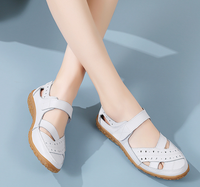 Chaussures plates en PU pour femmes, mocassins tendance, respirantes, antidérapantes, à bout fermé, chaussures de bureau décontractées, chaussures de marche à plateforme, personnalisables