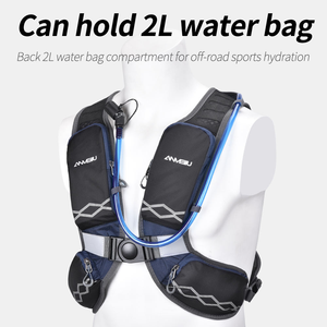 Sac à dos de course à pied et de cyclisme personnalisé pour l'hydratation, veste de course à pied de cross-country, équipement de randonnée, sac de marathon - Product Image 3