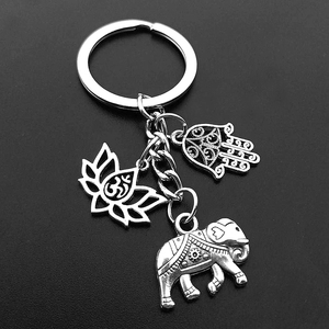Tribal Ethnic <strong>Elephant</strong> Keychains Unique Bohemia <strong>Gift</strong> Key Holder Lotus Jewelry Hand <strong>Elephant</strong> Car Keychain <strong>for</strong> <strong>Women</strong> - Product Image 5
