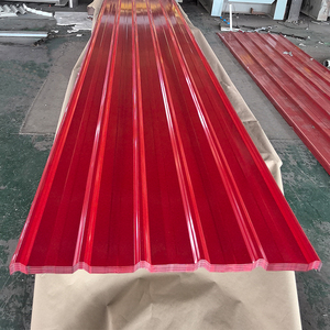 Copertura in ferro Gi lamiera ondulata rivestita in metallo 28 Gauge zincato tetto ad alta resistenza in acciaio ondulato - Product Image 1