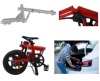 Vélo à moteur électrique de 16 pouces en gros avec cadre en alliage d'aluminium et roue à rayons croisés pour batterie au lithium 36V pour la livraison