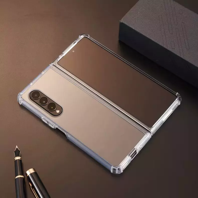 High Quality Shockproof Transparent Clear 2 in 1 TPU PC Mobile Phone Case With Airbag for Samsung Z Fold 3 4 5 6