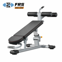 Banc de musculation réglable FRS pour abdominaux, inclinable et déclinable, pour entraînement à domicile