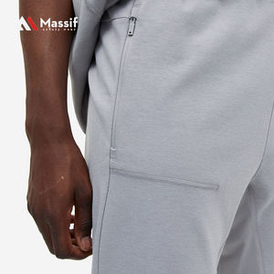 Pantalon en toile pour hommes légers le plus vendu pantalon d'entraînement décontracté sur mesure vente en gros en ligne - Product Image 3