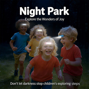 Mini <span class=keywords><strong>lampe</strong></span> <span class=keywords><strong>frontale</strong></span> LED pour enfants, 18/21g, légère, portable, 3 modes, étanche, batterie rechargeable, <span class=keywords><strong>lampe</strong></span> <span class=keywords><strong>frontale</strong></span> pour le camping, la lecture - Product Image 6
