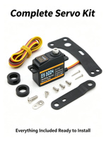 Moteur Servo Analogique EMAX Officiel ES3004 avec Engrenages Métalliques Étanche 3.5kg de Couple pour Voitures, Bateaux, Avions et Robots RC