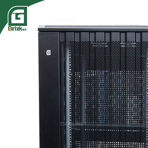 Armoire de serveur GETEKnet OEM ODM 42U en métal pour entreprise avec portes doubles avant et arrière perforées pour équipement de centre de données - Product Image 2