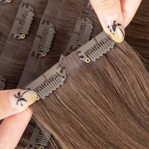 Épais Ondulés 22 pouces Blonde <span class=keywords><strong>Platine</strong></span> Seule Pièce 100% Humain Remy Pince À Cheveux Mongol Longue Une Pièce Clip Humain Dans extension <span class=keywords><strong>de</strong></span> cheveux - Product Image 3