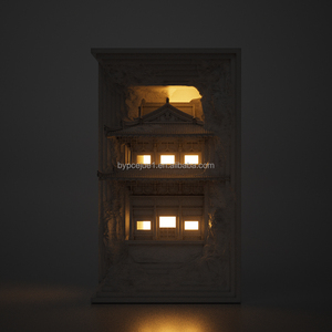 Thanh lịch ẩn góc hốc bầu không khí thạch cao Trung Quốc sáng tạo thạch cao đêm góc tường đèn cảm ứng kiến trúc - Product Image 2