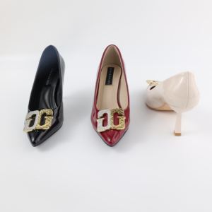 <span class=keywords><strong>Marca</strong></span> famosa da donna da sera <span class=keywords><strong>tacchi</strong></span> medi <span class=keywords><strong>comodi</strong></span> con chiusura sottile e Slip-On morbide scarpe da sposa per la primavera e l'autunno - Product Image 6