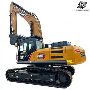 Excavadora de cadenas Sany365H usada, 36 toneladas, cucharón de 2m³, marca china original, excavadora grande para construcción, pocas horas, buen estado. - Product Image 1