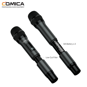 Microphone sans fil professionnel <span class=keywords><strong>COMICA</strong></span> à 6 canaux pour smartphone avec poignée standard pour vidéo mobile - Product Image 5