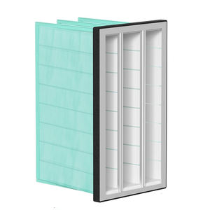 Filtre à air de poche synthétique F7 MERV 13 <span class=keywords><strong>3</strong></span> sacs filtrants intérieurs <span class=keywords><strong>3</strong></span> poches four à courant alternatif électrostatique HVAC remplacement du filtre à air - Product Image 4