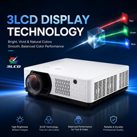 Projecteur laser 3LCD à courte focale de 7500 lumens avec résolution WUXGA, correction de l'objectif et correction de la géométrie