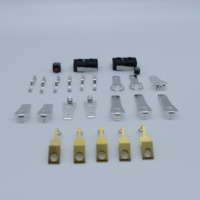 Micro-interrupteur avec matériaux de contact composites en rivet bimétallique argenté de type fleur de prunier et contacts électriques
