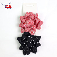 Lazos de Estrella de Lude Factory para Decoración Navideña, Venta al por Mayor, Personalizados, Paquete de Regalo con Cintas y Lazos en Colores Surtidos