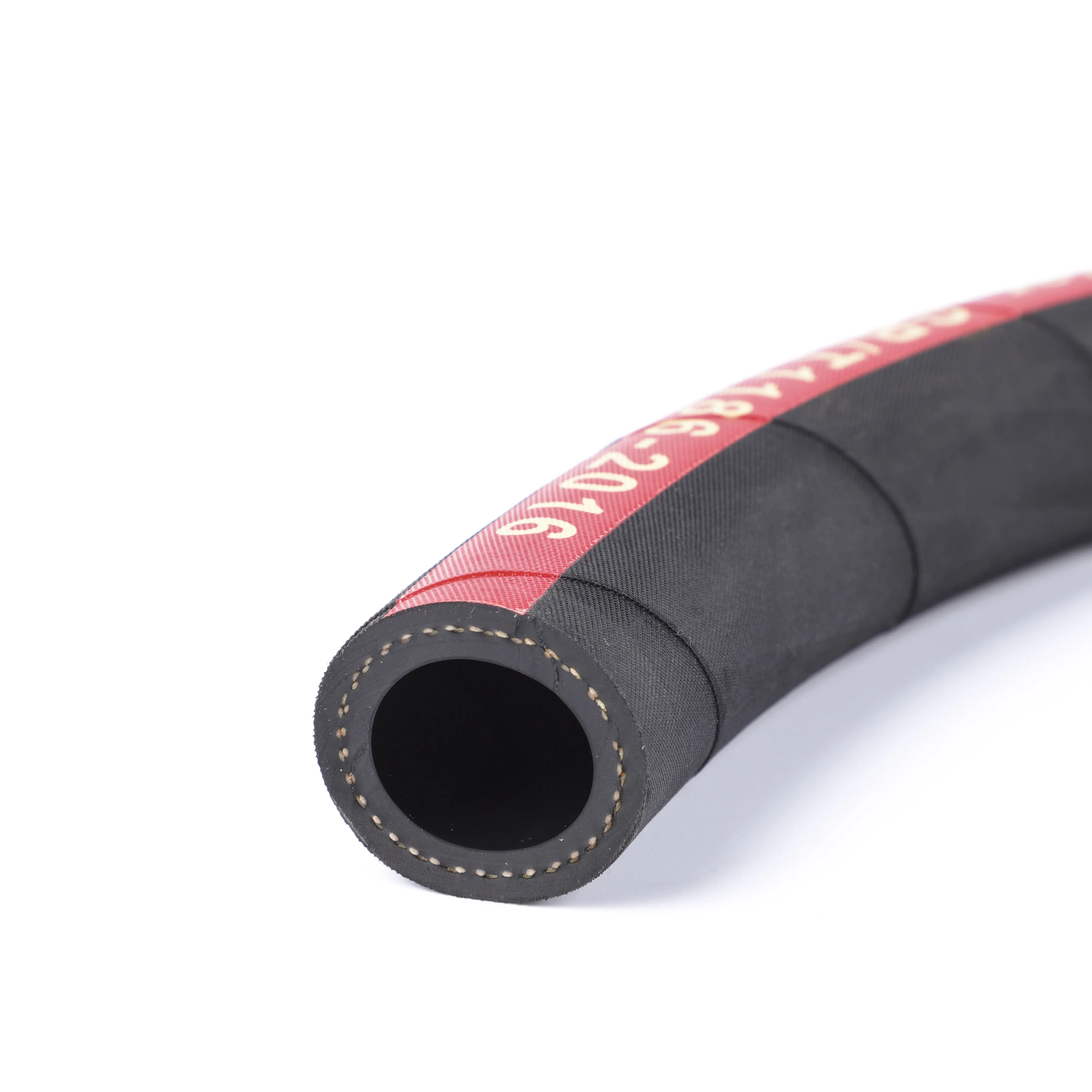 Customized medium and high pressure woven rubber hoses for oil and high temperature resistance