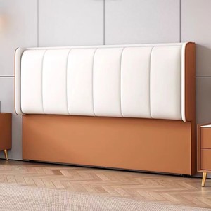 Cabecero Tapizado de Lujo Ligero, Minimalista, Ultrafino, Moderno, con Respaldo de Madera Maciza, Diseño de Patas de Gato - Product Image 2