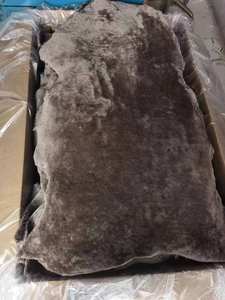 Fourrure animale Nutria, couleur unie, peau de mouton australienne, prix d'usine Chine, doublures en fourrure de mouton pour chaussures de sécurité - Product Image 2