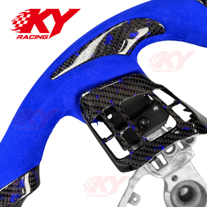 Volante Deportivo Personalizado de Cuero y Fibra de Carbono para Subaru WRX STI Sport LEVORG 2013-2021, Accesorios para Automóviles - Product Image 2