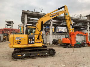 Excavatrice utilisée de chenille avec le marteau de briseur, PC130-7 de l'excavatrice PC130 de KOMATSU - Product Image 2