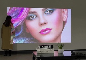 Yinzam K1 Xách Tay Mini Chiếu 4K Android Wifi Không Dây Thông Minh Túi Chiếu Với Cho Osram LED Đèn 3D Chiếu Chiếu - Product Image 5