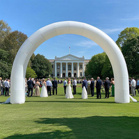 Arc gonflable en tissu Oxford pour la publicité Arc d'entrée gonflable pour sport de plein air avec souffleur